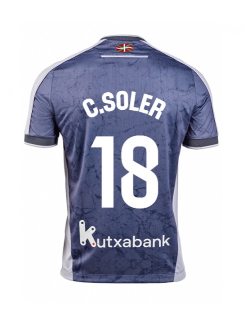 Real Sociedad Carlos Soler #18 Auswärtstrikot 2025-26 Kurzarm Real Sociedad Carlos Soler #18 Auswärtstrikot 2025-26 Kurzarm
